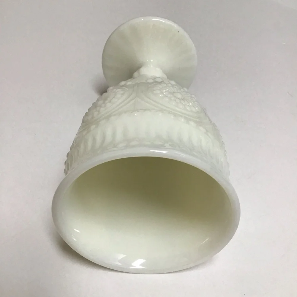 The Pioneer Woman Adeline Snow Milk Glass Goblet Tumbler Chalice White Gibson
